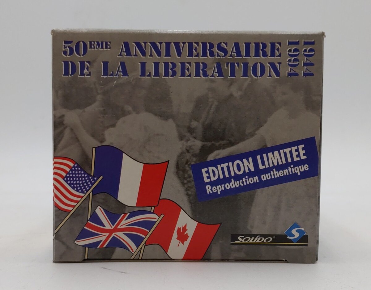 Solido 50th Anniv. Liberation of France Limited Ed. Packard Sedan HQ .US 44\94 NIB