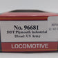 Model Power 96681 HO United States Army DDT Plymouth Diesel Locomotive #70 EX/Box