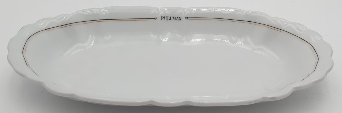 Bauscher Bros. China Pullman Calumet Pattern Celery Dish EX