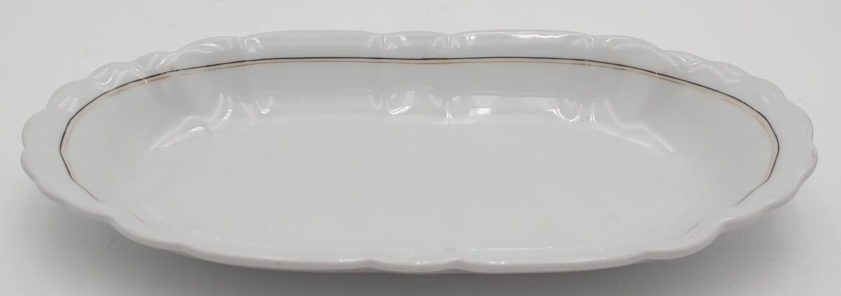Bauscher Bros. China Pullman Calumet Pattern Celery Dish EX