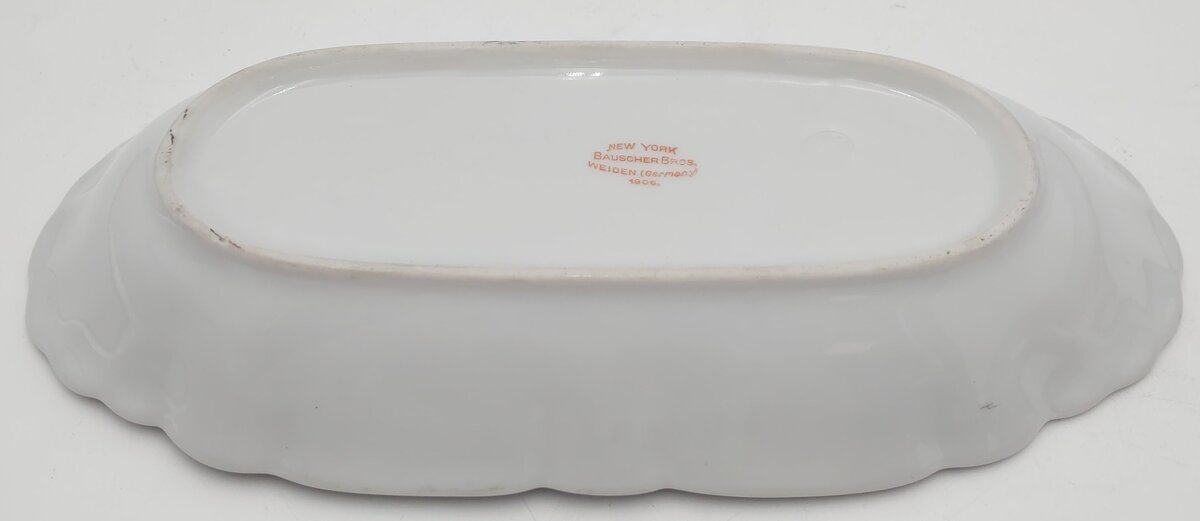 Bauscher Bros. China Pullman Calumet Pattern Celery Dish EX
