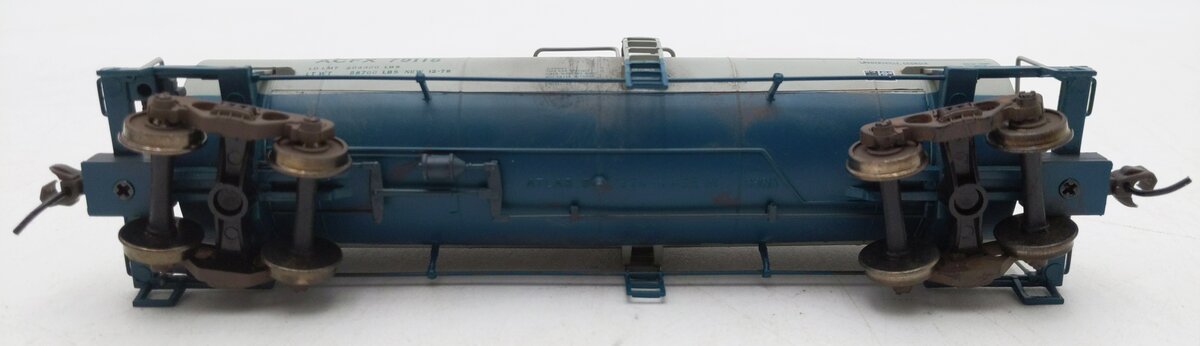 Atlas 1708-2 HO Scale Thiele ACFX Kaolin Tank Car #79118 Weathered/Box