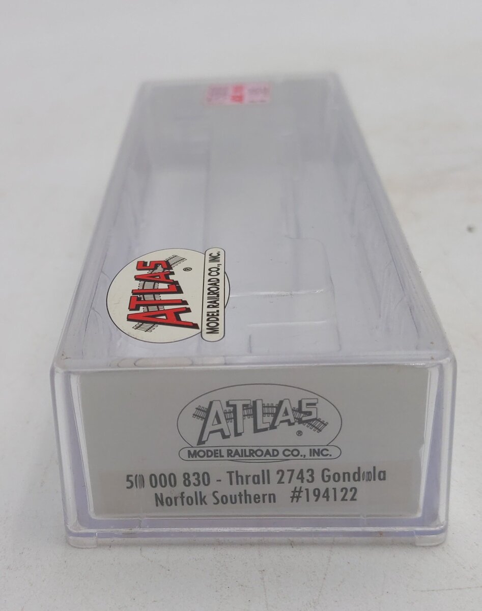 Atlas 20001338 HO Scale Norfolk Southern Thrall 2743 Gondola #194122 LN/Box