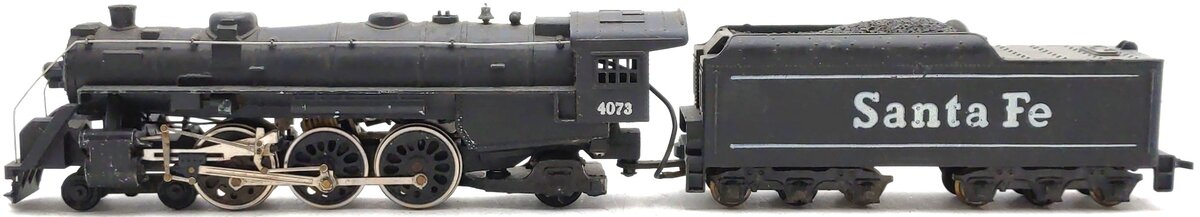 Mantua 311-01 HO Santa Fe 4-6-2 Pacific Steam Locomotive & Tender #4073 VG