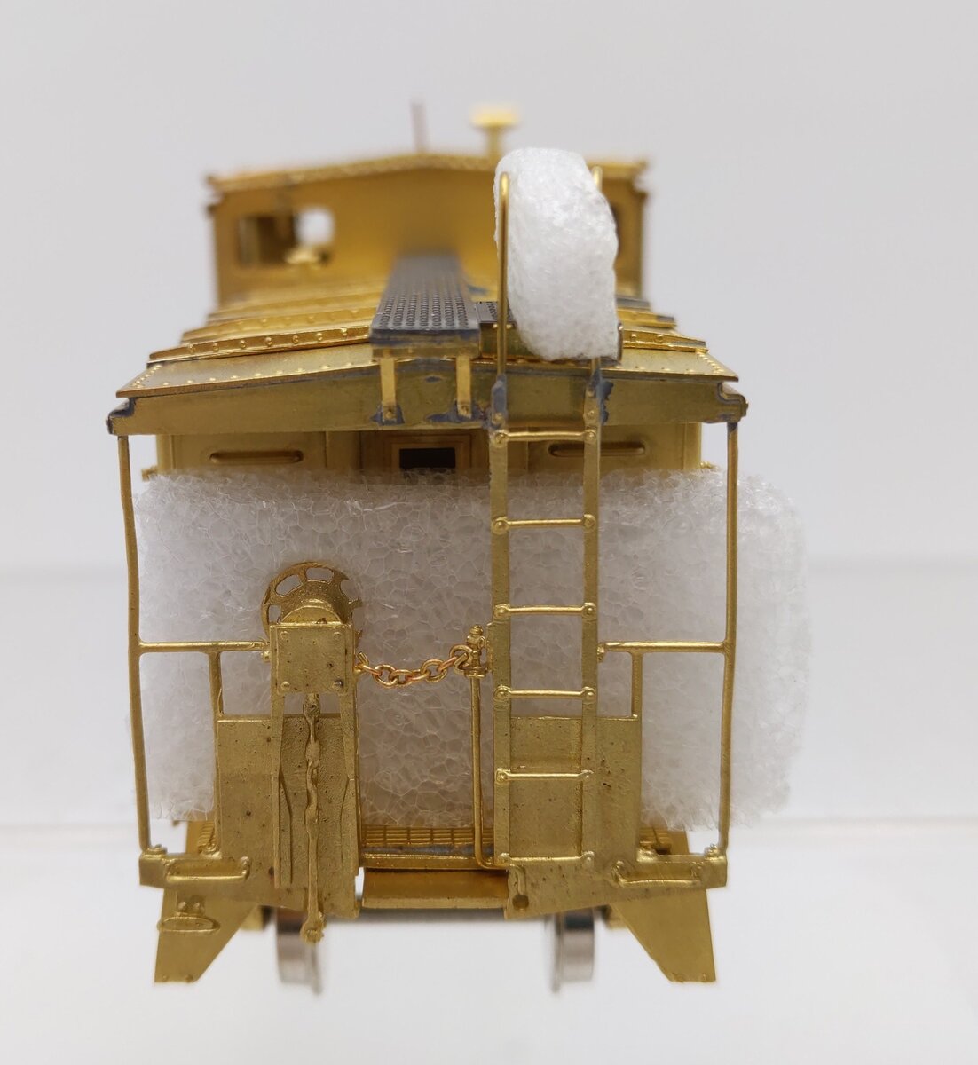 Overland OMI-3850 HO C&O Intl. W-V Caboose -Unpainted EX/Box