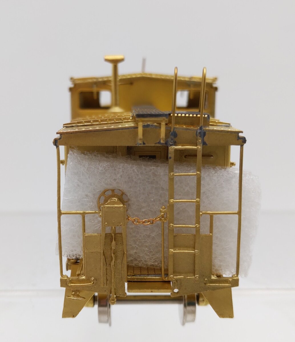 Overland OMI-3850 HO C&O Intl. W-V Caboose -Unpainted EX/Box