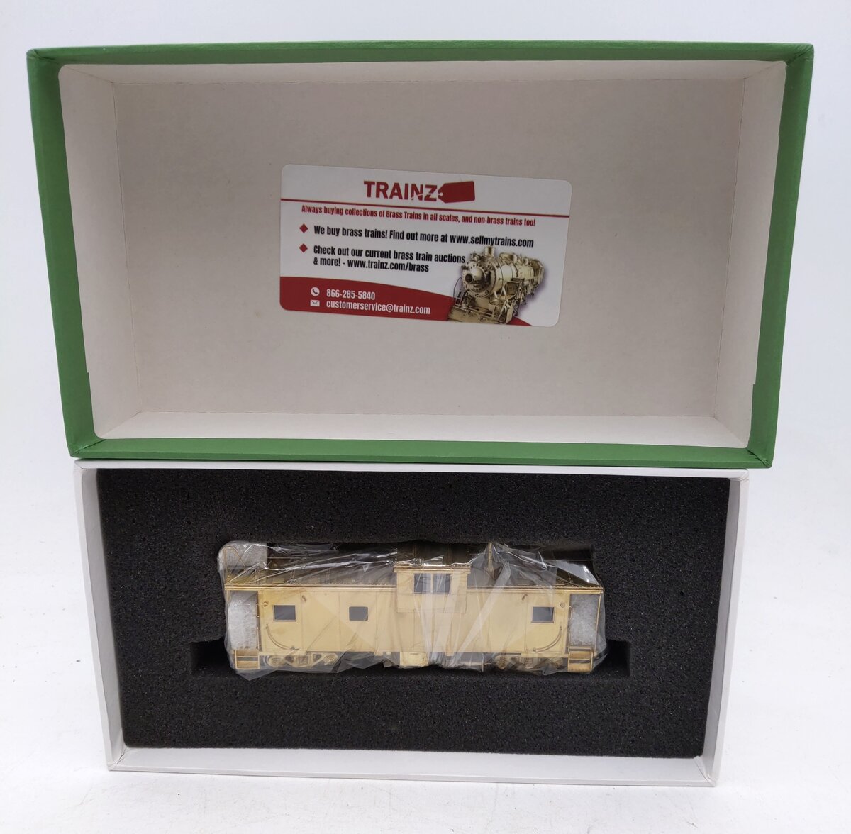 Overland OMI-3850 HO C&O Intl. W-V Caboose -Unpainted EX/Box