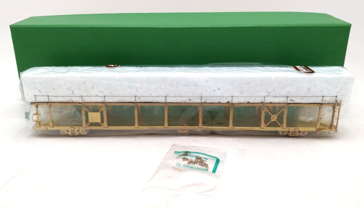 Overland OMI-1354 HO BRASS BI-Level Auto Rack (Open Type) NIB