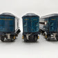 American Flyer 3013 O Prewar Bluebird Set 3 Passenger Cars Only [3] VG