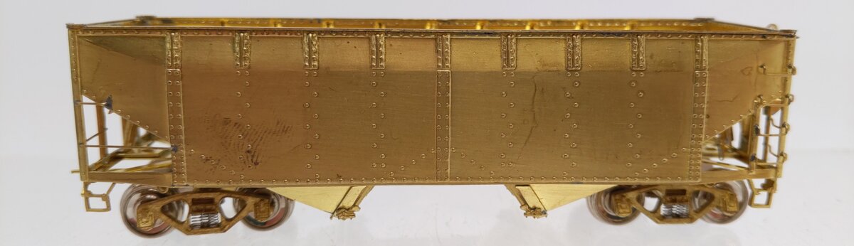 Overland 3051 HO BRASS C&O H-6 2-Bay Hopper - Unpainted EX/Box