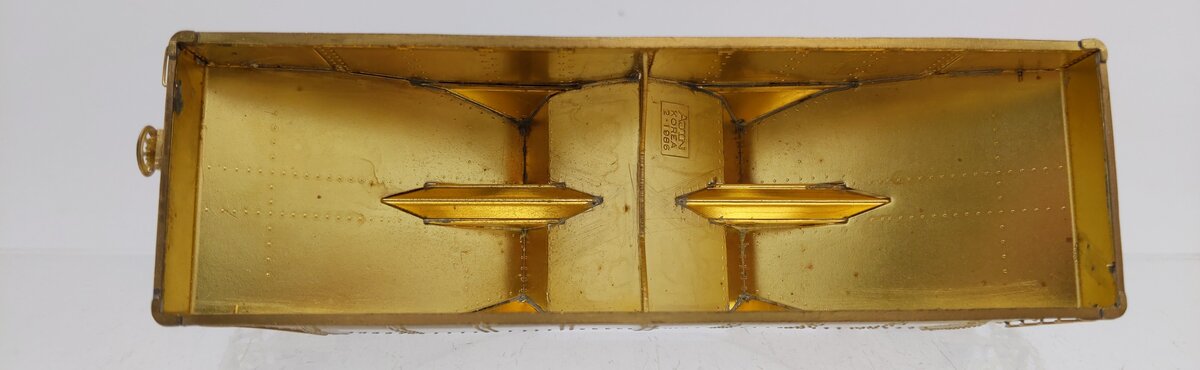 Overland 3051 HO BRASS C&O H-6 2-Bay Hopper - Unpainted EX/Box