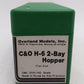 Overland 3051 HO BRASS C&O H-6 2-Bay Hopper - Unpainted EX/Box