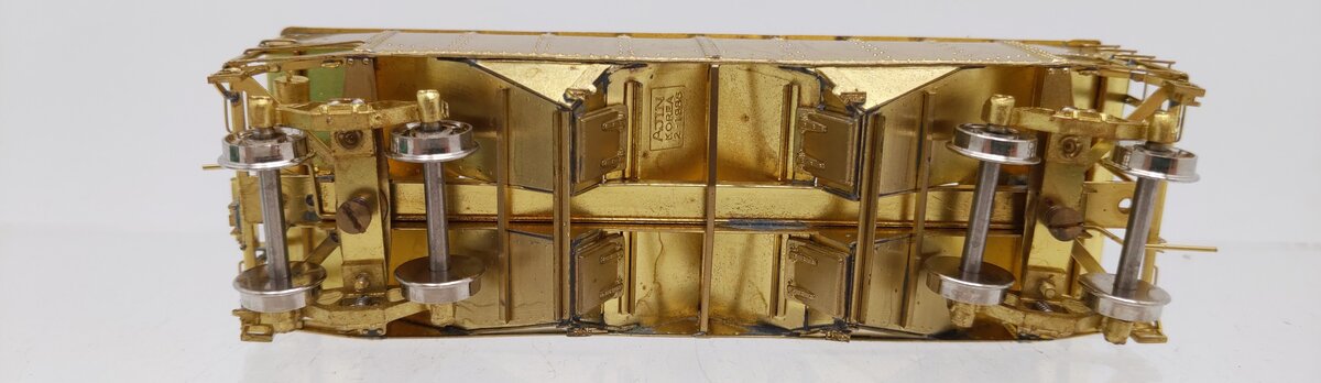 Overland 3051 HO BRASS C&O H-6 2-Bay Hopper - Unpainted EX/Box