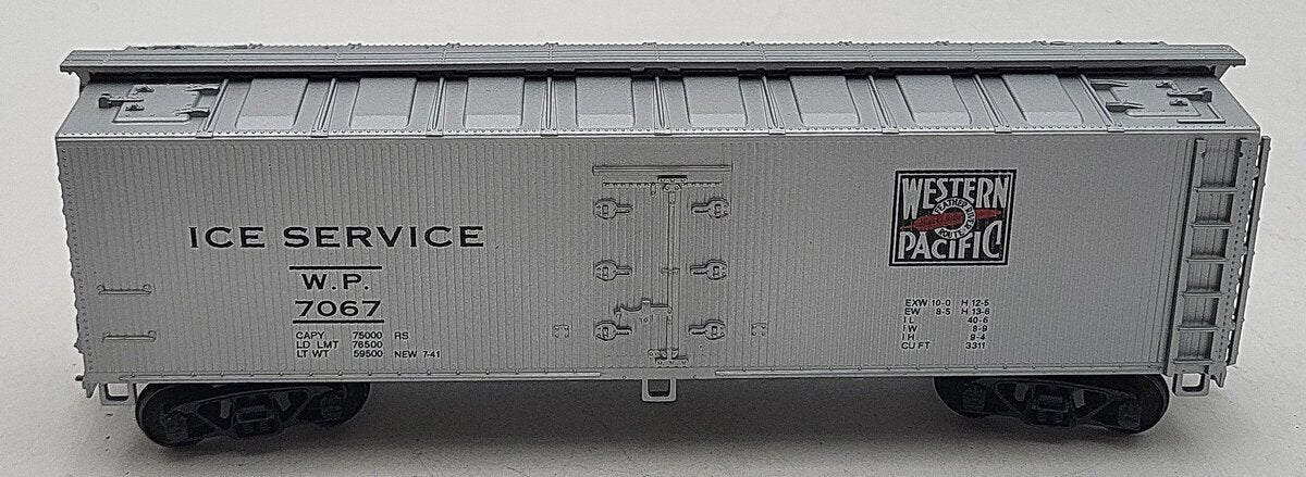 Crown 7067 O Gauge Western Pacific Ice Service Reefer EX/Box