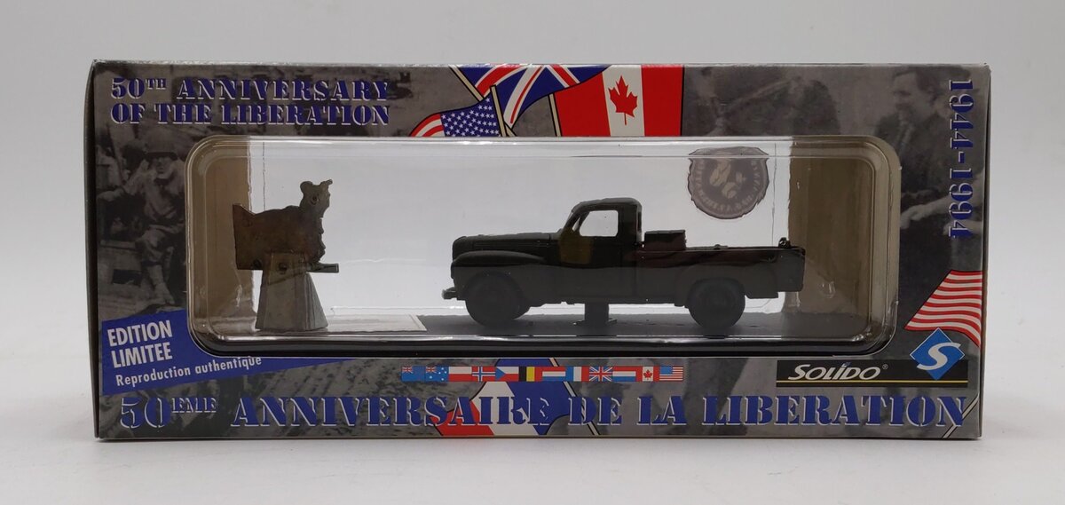 Solido 1:43 50th Anniv. Liberation of France Limited Ed. Dodge Pick-Up US 44\94 NIB