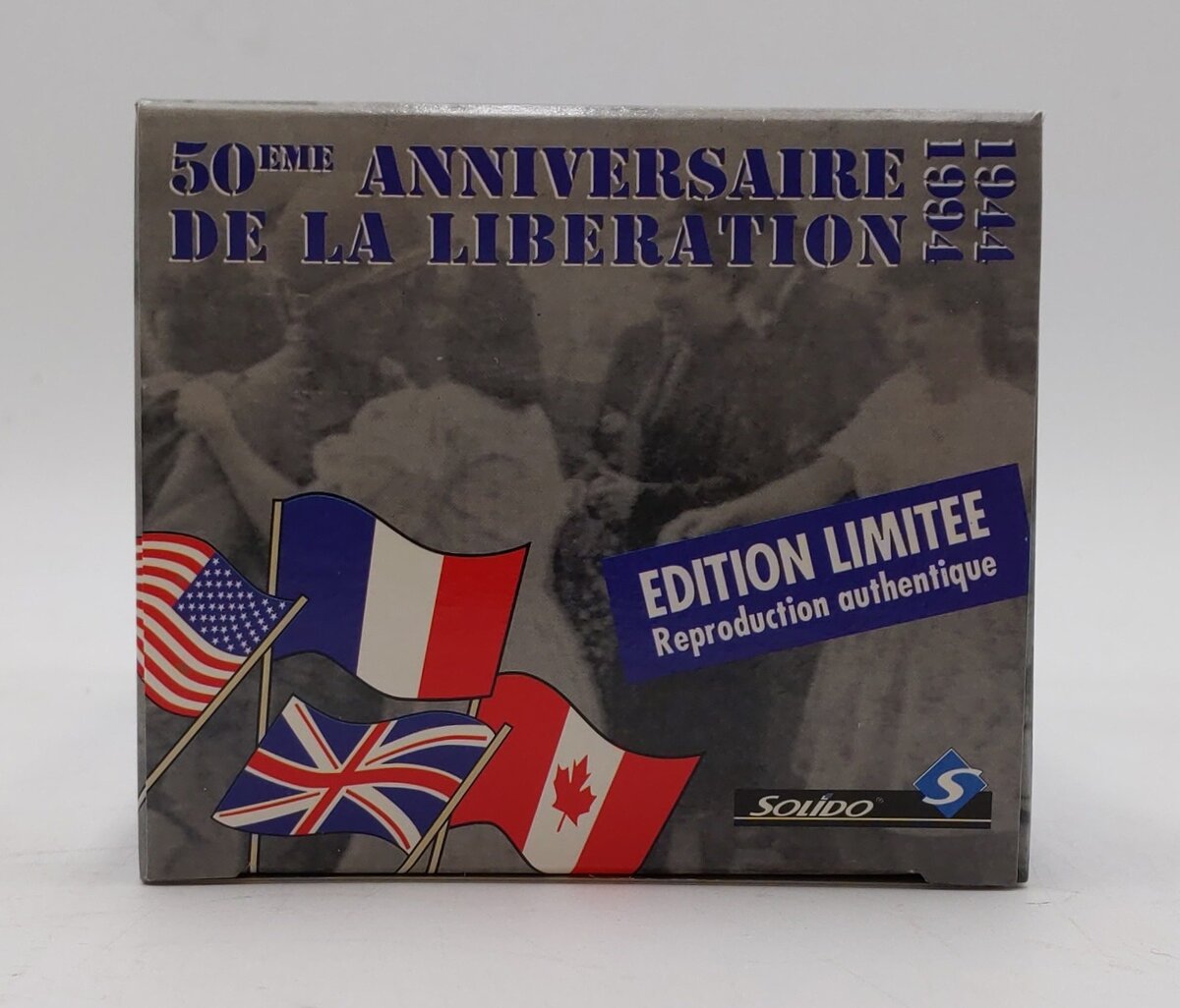 Solido 1:43 50th Anniv. Liberation of France Limited Ed. Dodge Pick-Up US 44\94 NIB