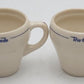 Syracuse China Rio Grande Prospector Pattern Tapered Coffee Cups (Set of 4)