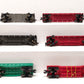 Lionel O Gauge Assorted Freight Cars: 6424, 6142, 6825, 6801 [6] VG