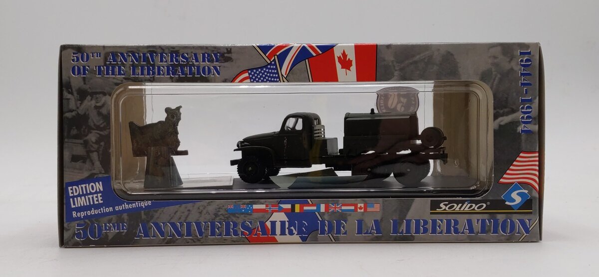 Solido 1:43 50th Anniv. Liberation of France Limited Ed. GMC 353 Leroi US 44\94 NIB