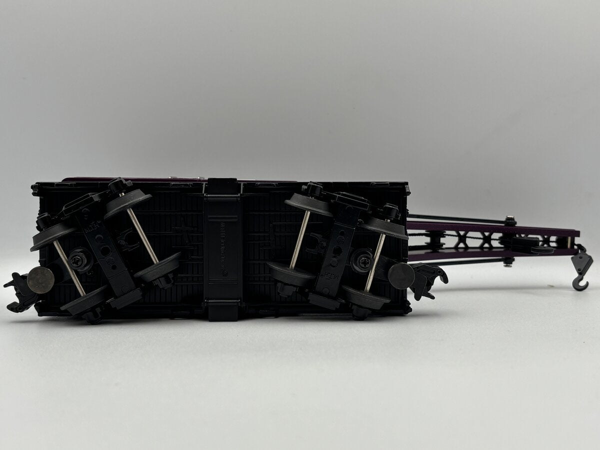 MTH 30-7928 O Gauge MTHRRC 1999 Operating Crane Car EX/Box