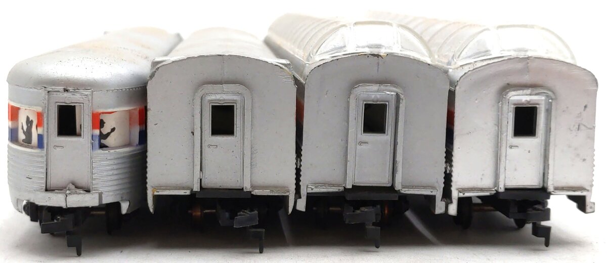 Life Like HO Scale Amtrak Passenger Cars: 9301, 9451, 9545 [4] EX