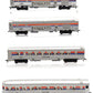 Life Like HO Scale Amtrak Passenger Cars: 9301, 9451, 9545 [4] EX