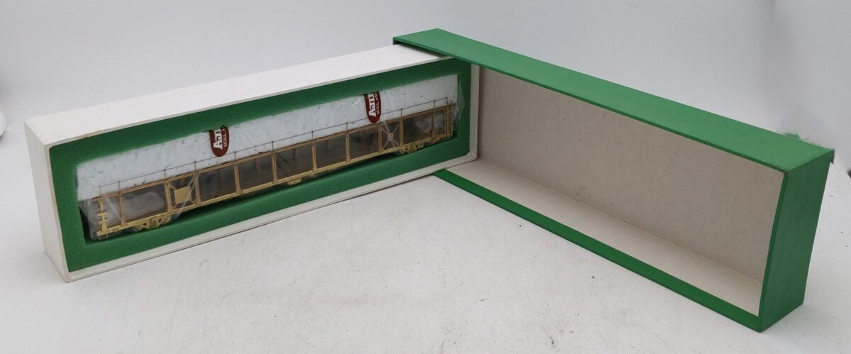 Overland OMI-1354 HO BRASS BI-Level Auto Rack (Open Type) NIB