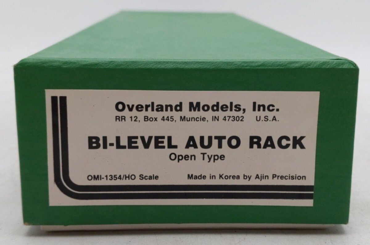 Overland OMI-1354 HO BRASS BI-Level Auto Rack (Open Type) NIB
