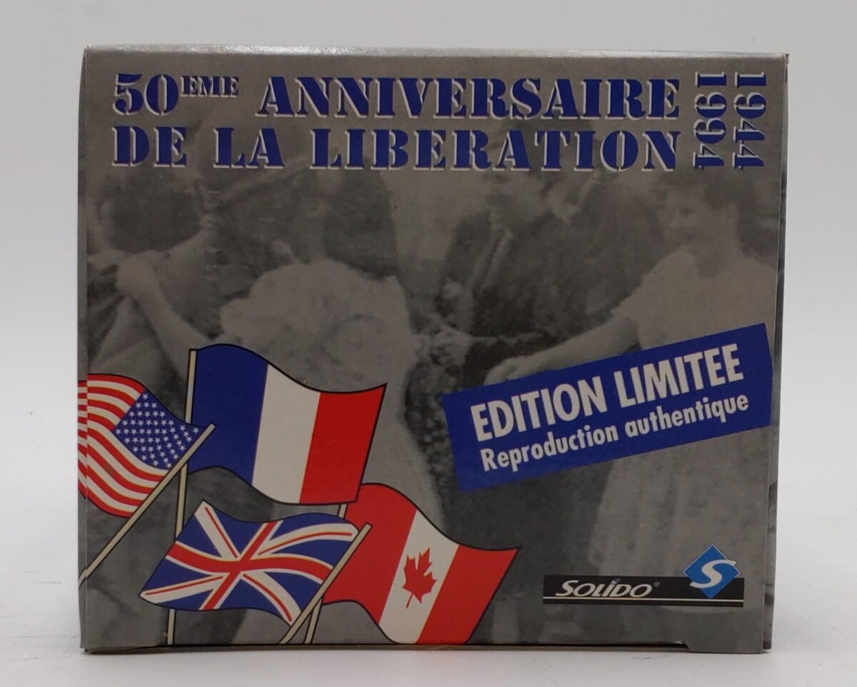 Solido 50th 1:43 Scale Anniv. Liberation of France Jeep SAS+Remorque US 44\94 NIB
