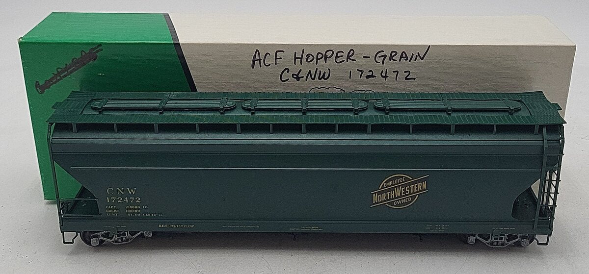 Pacific Rail S Scale CNW ACF "4650" Center Flow Covered Hopper #172472 LN/Box