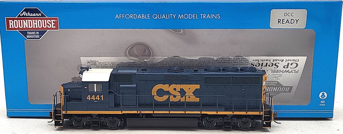 Roundhouse 18245 HO CSX GP40-2 Diesel Locomotive #4441 LN/Box