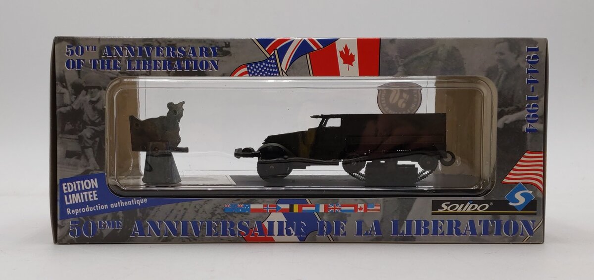 Solido 1:43 50th Anniv Liberation of France Limited Ed. Half Track M3 2'DB 44\94 NIB