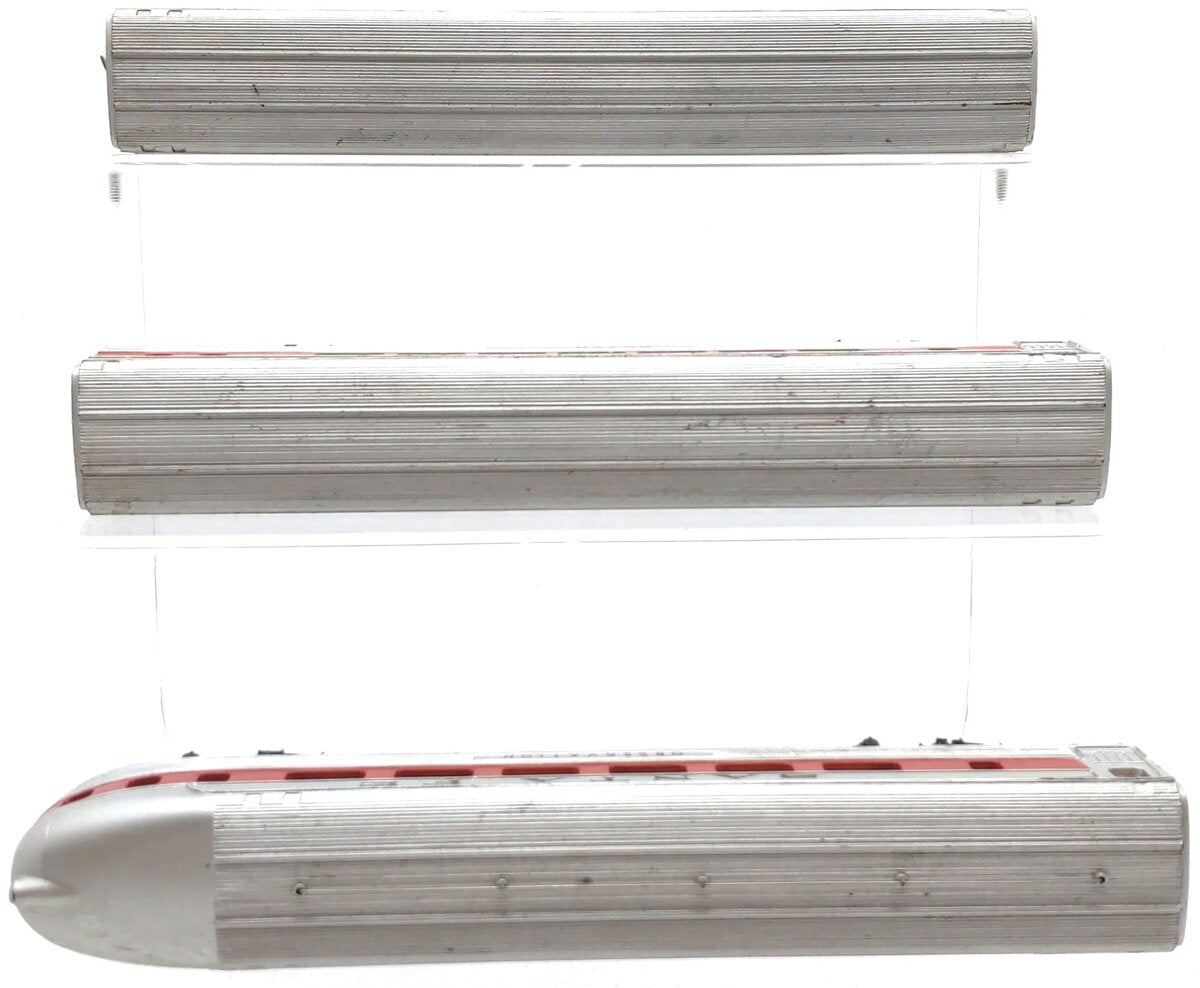 Tyco HO Scale Santa Fe Passenger Cars: Coach, Observation [3] VG
