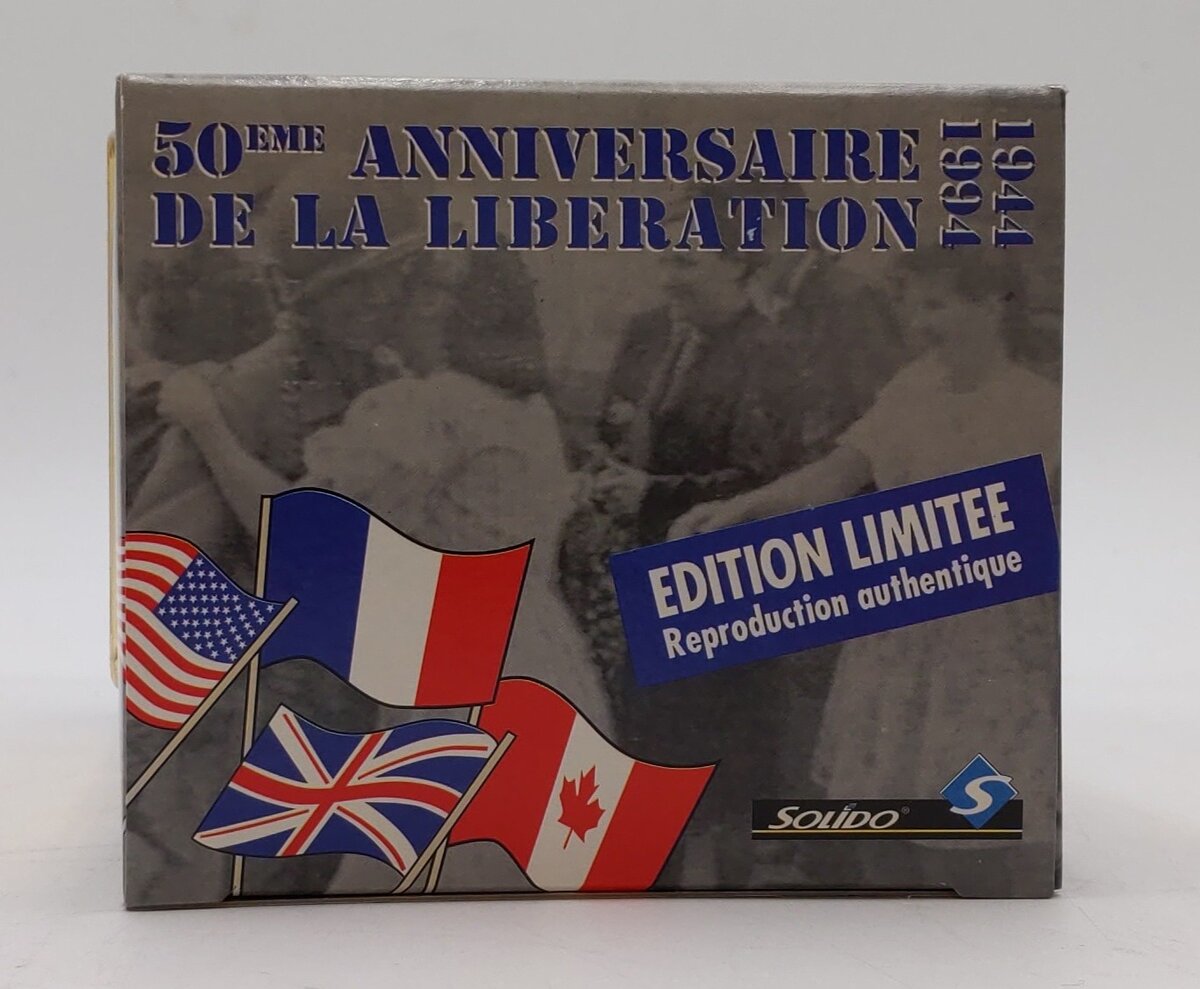 Solido 1:43 50th Anniv Liberation of France Limited Ed Dodge WC63 2'DB 44\94 NIB
