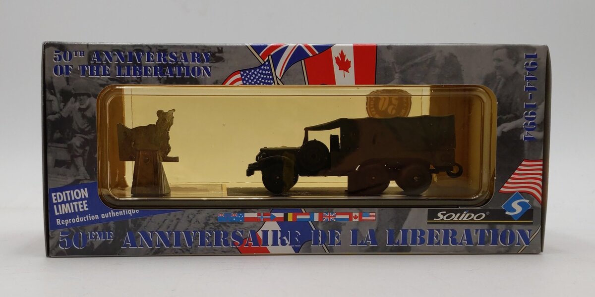 Solido 1:43 50th Anniv Liberation of France Limited Ed Dodge WC63 2'DB 44\94 NIB