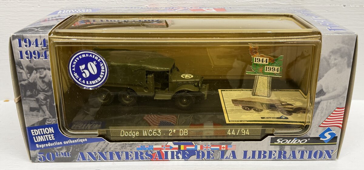 Solido 50th Anniv Liberation of France Limited Ed Amry Vehicles [5] NIB