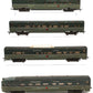 Gilbert Vintage HO NP Passenger Car Set: 33540, 33541, 33542, 33543 [4] VG