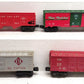 Lionel O Gauge Assorted Freight Cars: 6014, 6076, 9043, 23152 [4] VG