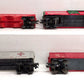 Lionel O Gauge Assorted Freight Cars: 6014, 6076, 9043, 23152 [4] VG