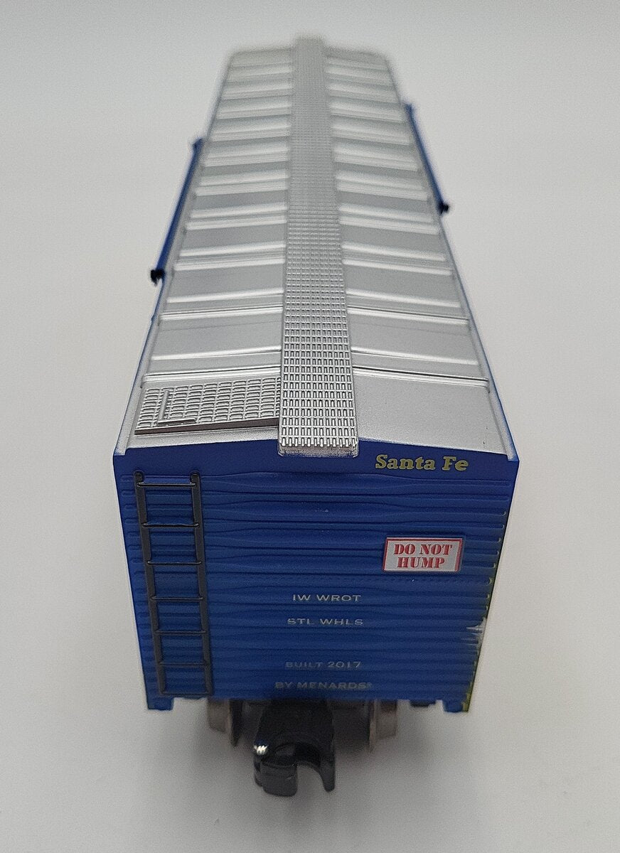 Menards 279-4250 O Gauge Santa Fe Blue Boxcar #11304 LN/Box