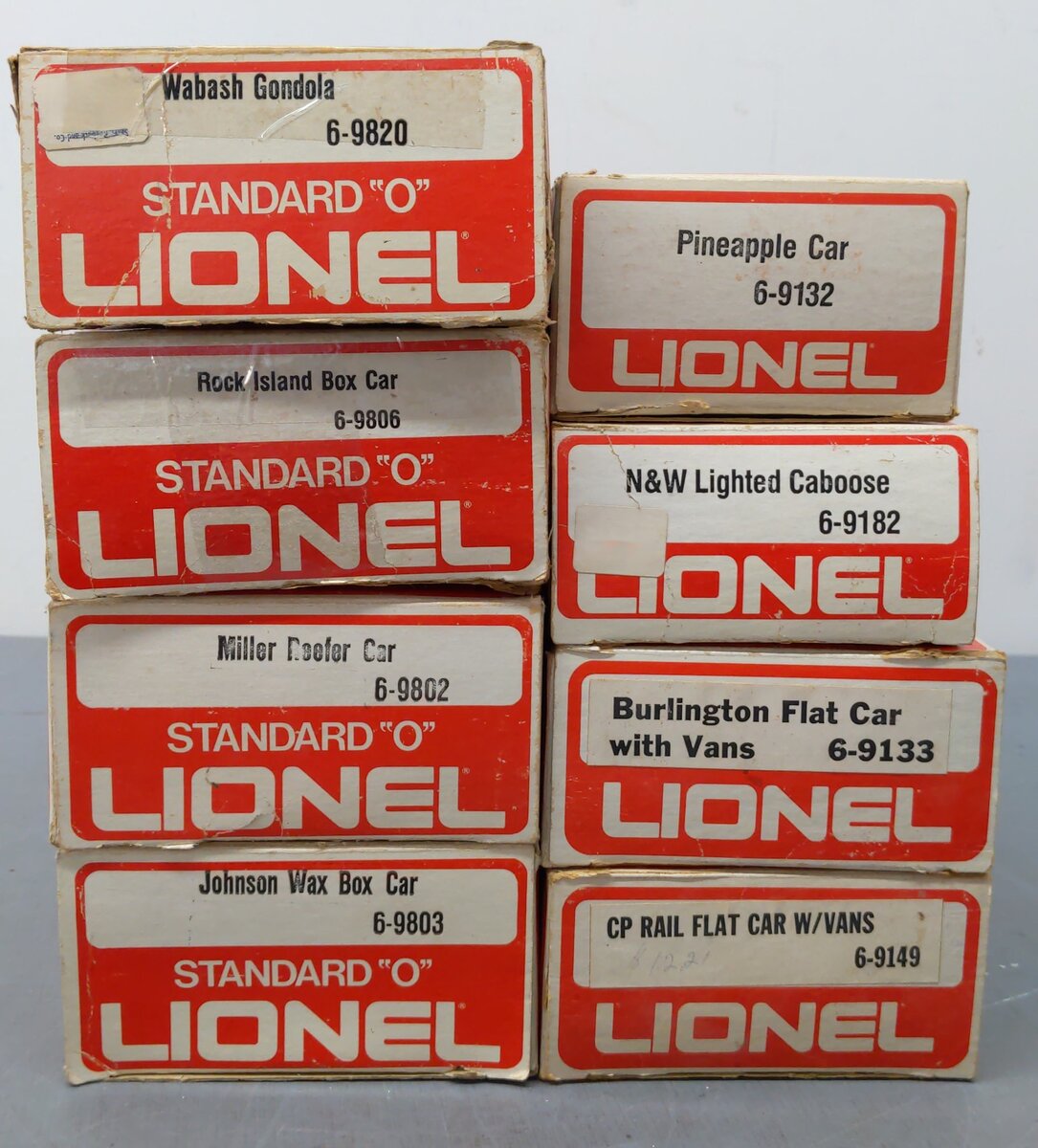 Lionel Assorted O Gauge MPC Freight Cars [8] EX/Box