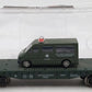 Menards 279-3449 O Gauge Army Flatcar with Military Van #4032 EX/Box