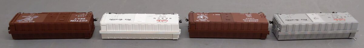 Athearn Assembled S Scale Assorted Boxcars #60028,1952,60014,46254 [4] EX/Box