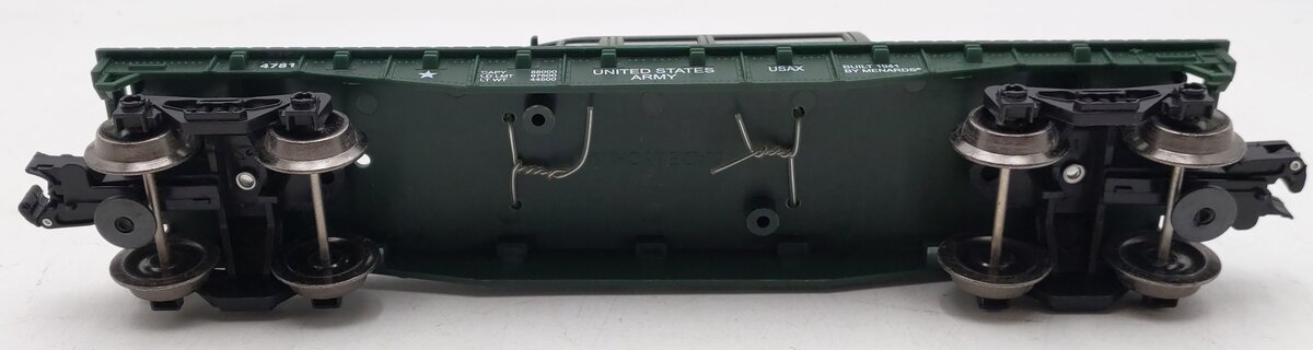 Menards 279-3449 O Gauge Army Flatcar with Military Van #4781 EX/Box