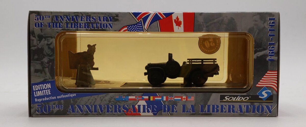Solido 1:43 Scale 50th Anniv Liberation of France Limited Ed Dodge WC51 US 44\94 NIB