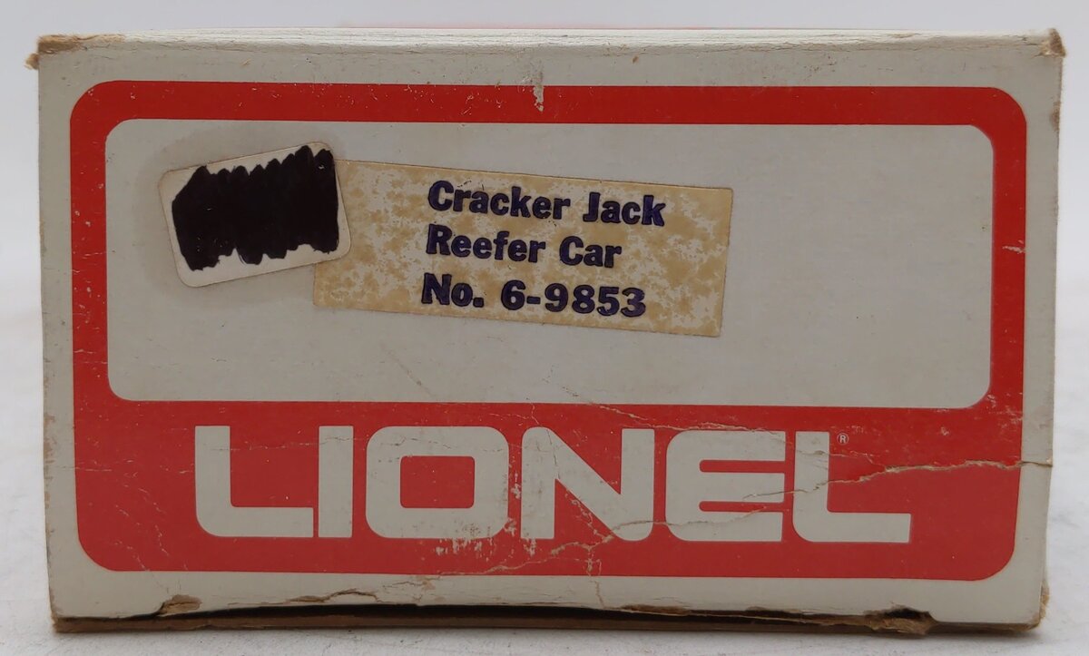 Lionel 6-9853 O Gauge Cracker Jack Billboard Reefer Car VG/Box