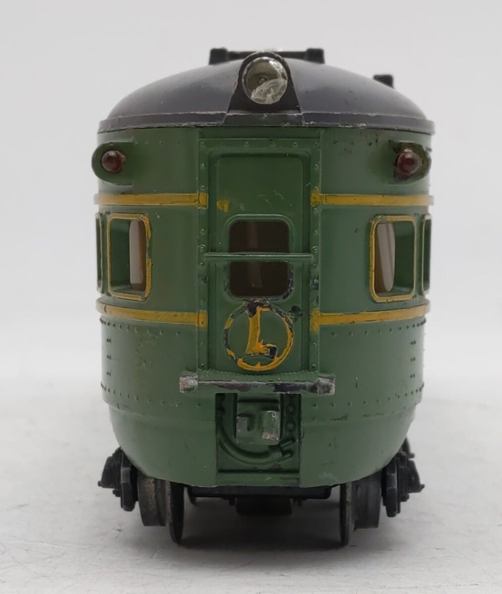 Lionel 2401 Vintage O Lionel Lines Green/Gray Hillside Observation Car VG/Box