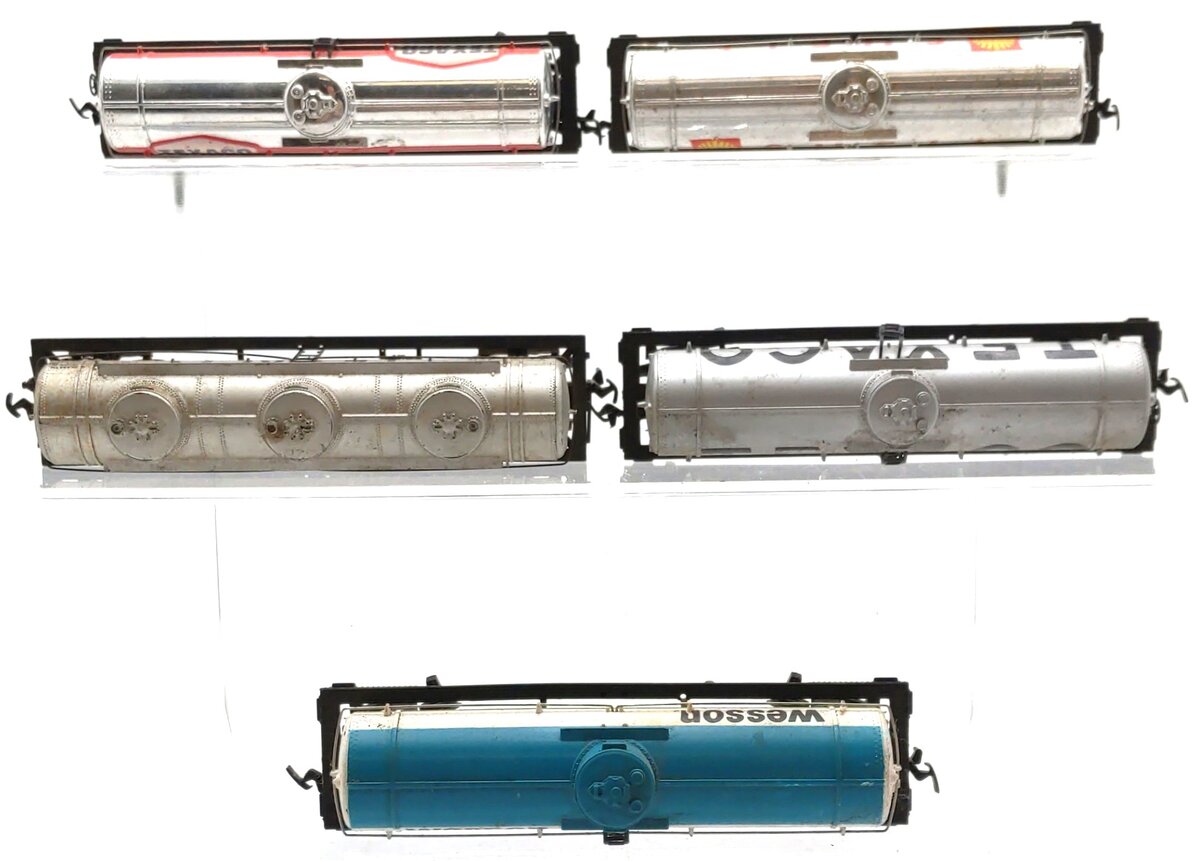 Tyco Assorted HO Scale Tank Freight Cars [5] VG