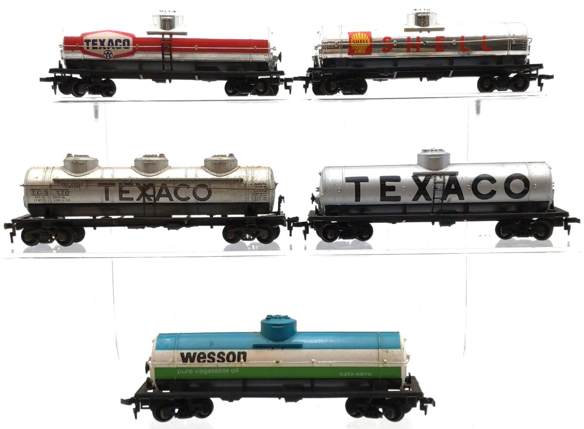 Tyco Assorted HO Scale Tank Freight Cars [5] VG
