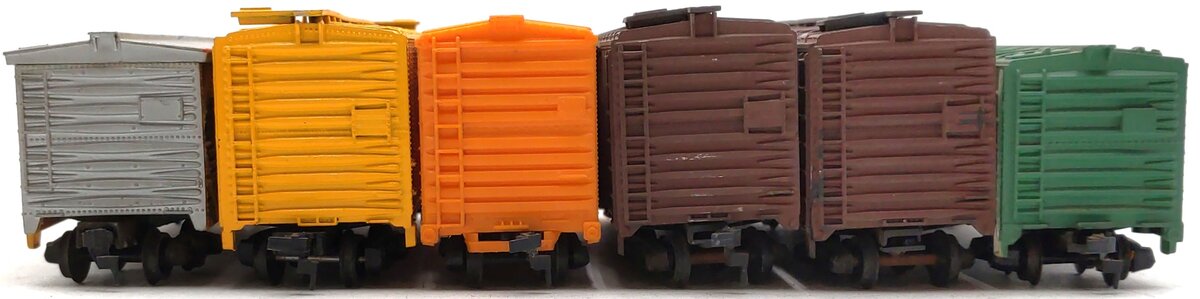 Tyco & Other HO Scale Assorted Freight Cars [6] VG